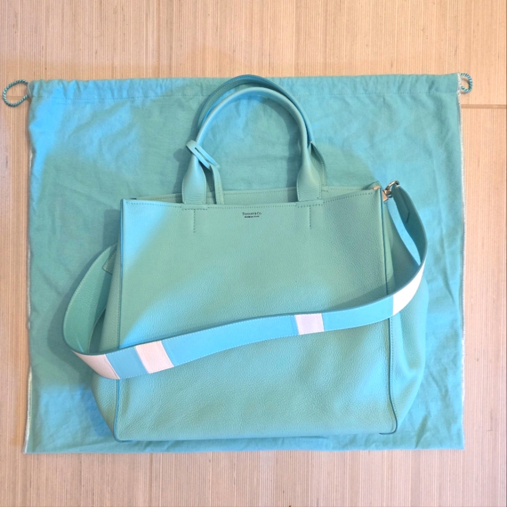 Tiffany Leather Tote Bag